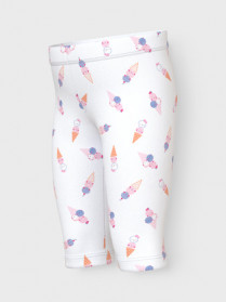 NAME IT Capri Leggings Vivian Bright White Icecream
